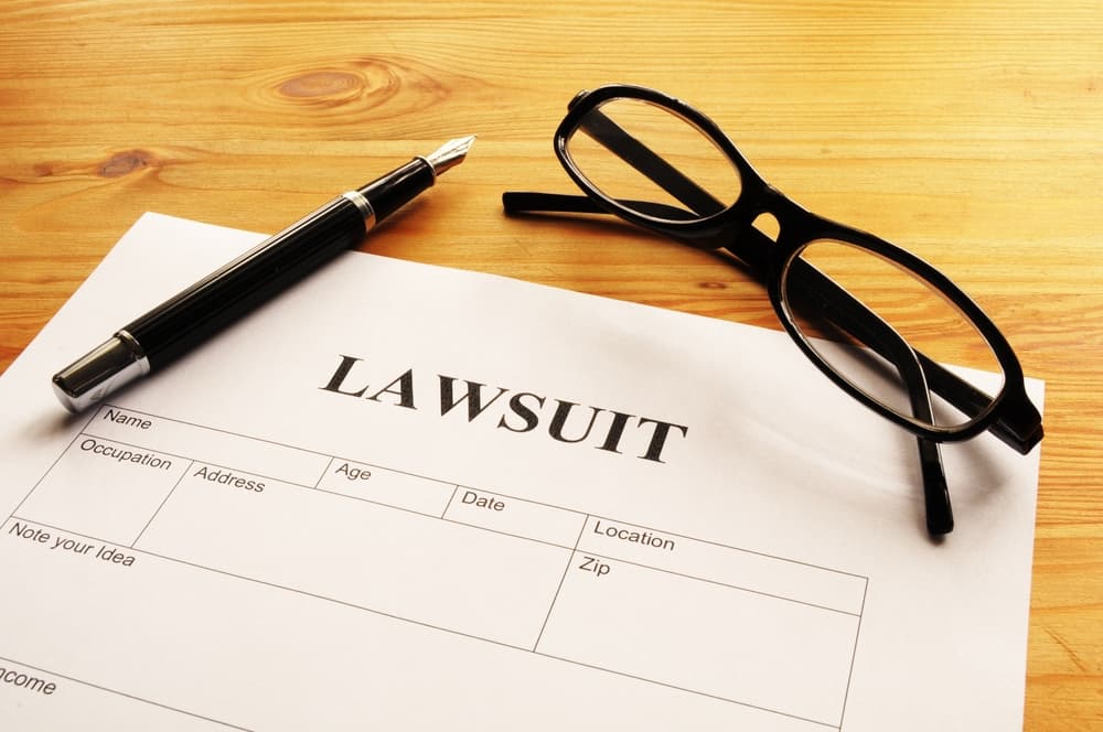 lawsuit form or document